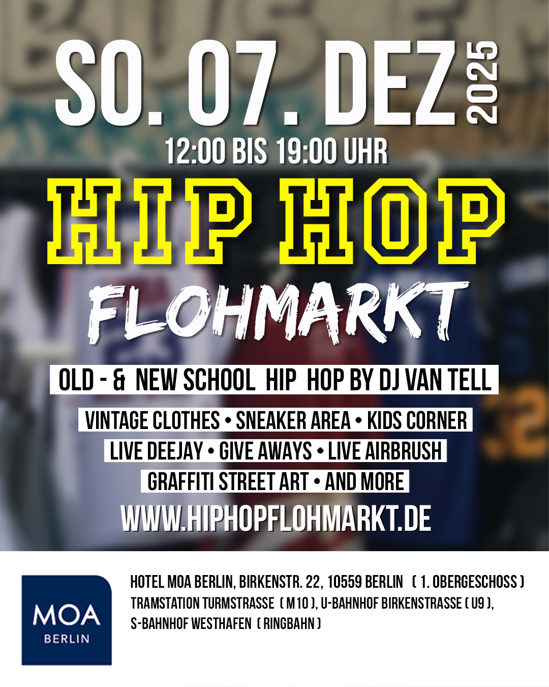 Hip Hop Flohmarkt Berlin Indoor